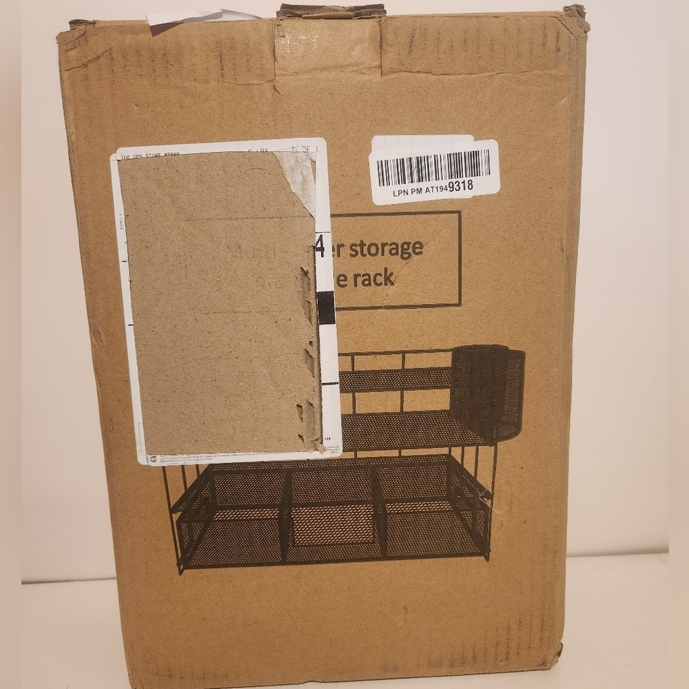 Brand New Rose Gold Multi-Layer Wire Metal Storage File Rack - Picture 3 of 6